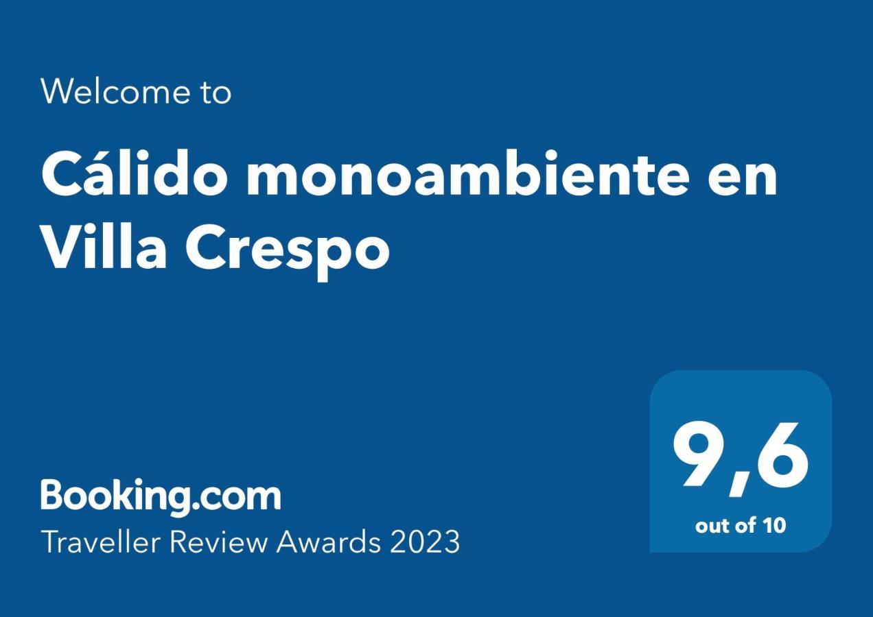 Cálido monoambiente en Villa Crespo Buenos Aires Esterno foto